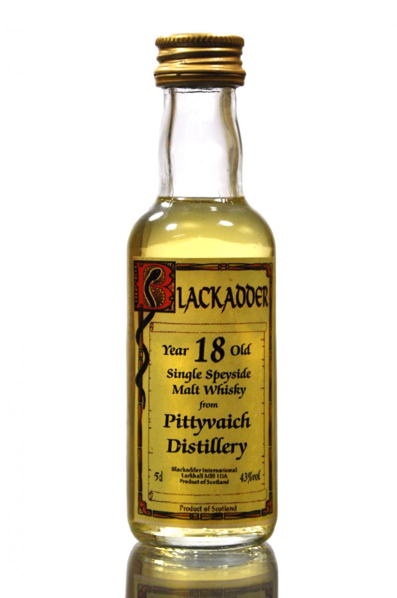 Pittyvaich 18 Year Old - Blackadder Miniature