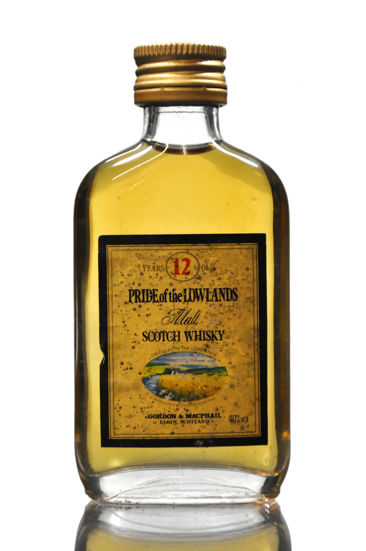 Pride Of The Lowlands 12 Year Old - Gordon & MacPhail Miniature