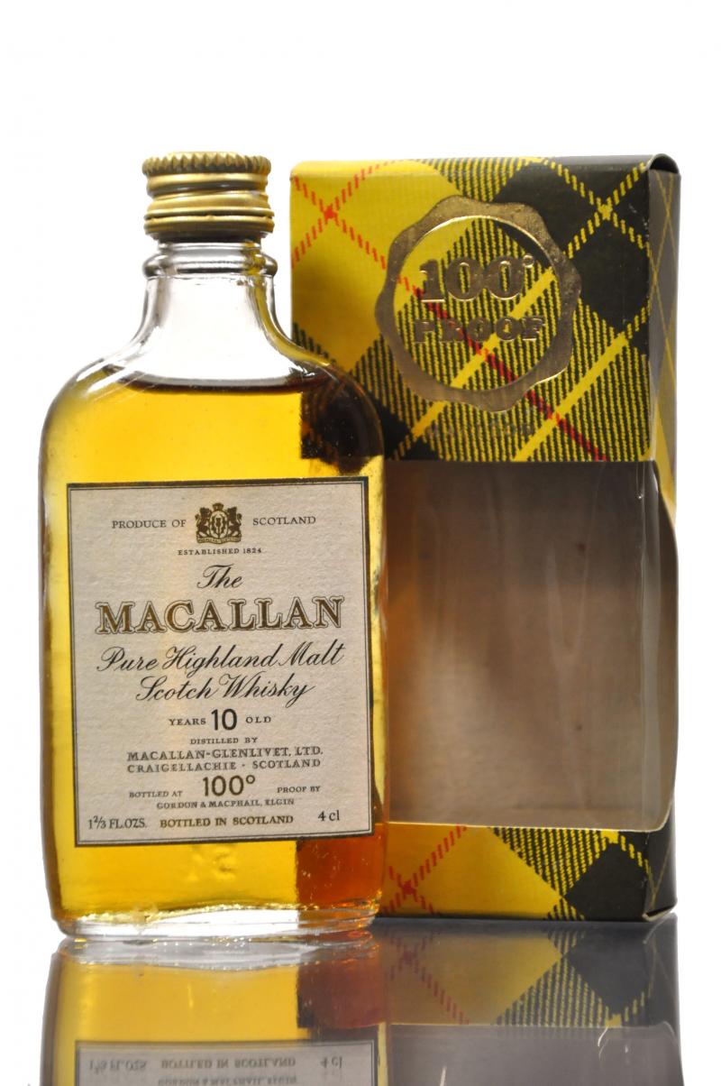 Macallan 10 Year Old - 100 Proof Miniature