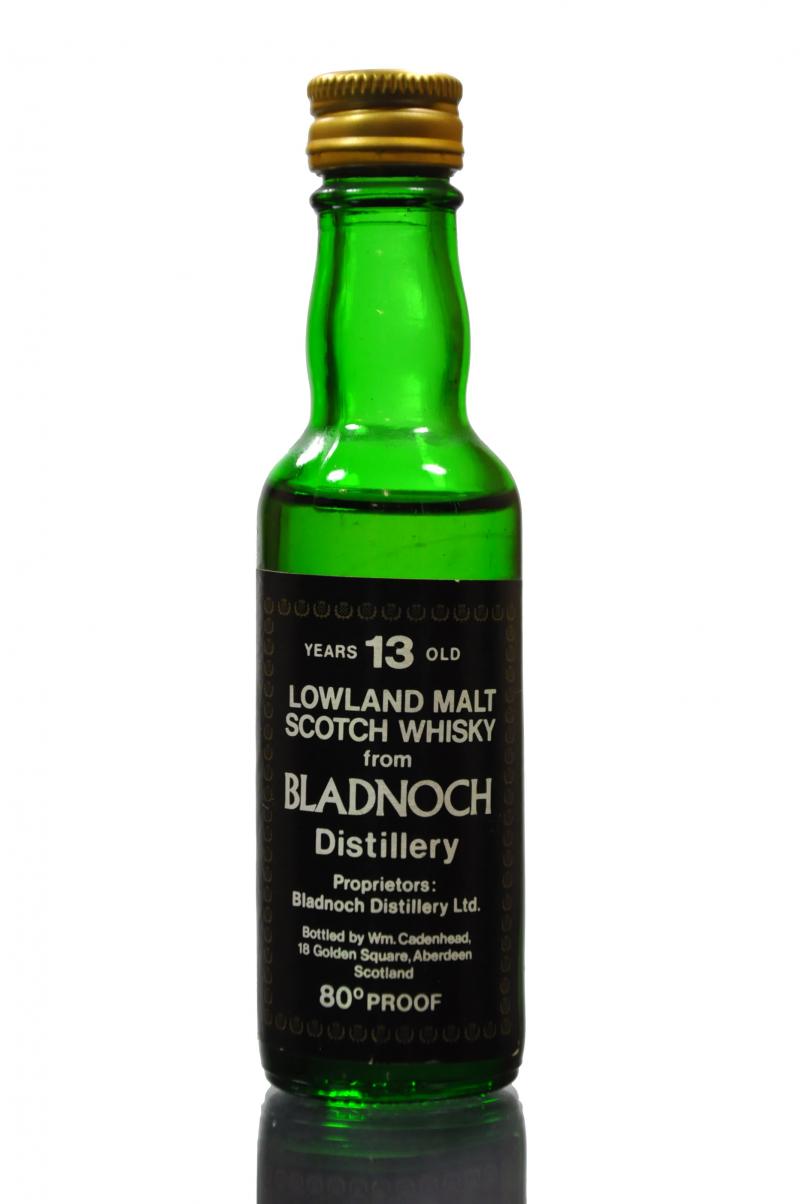 Bladnoch 13 Year Old - Cadenhead Miniature