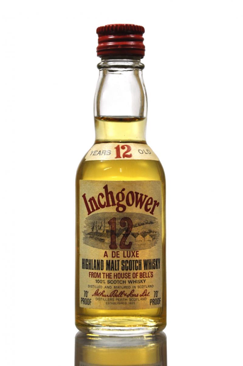 Inchgower 12 Year Old - 70 Proof Miniature