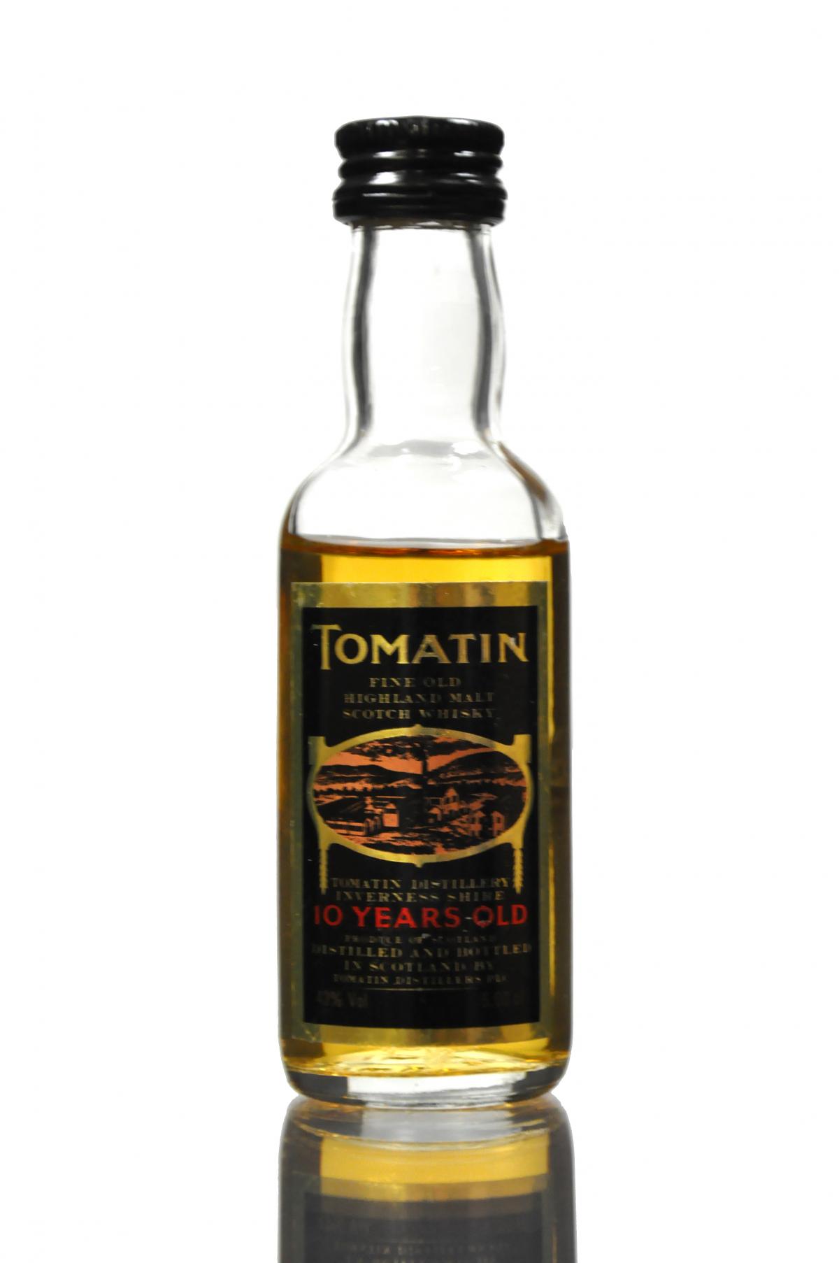 Tomatin 10 Year Old Miniature
