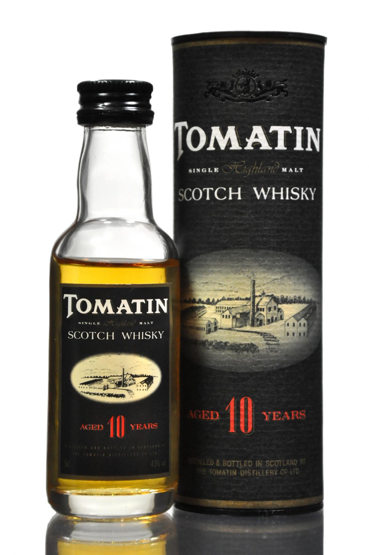Tomatin 10 Year Old Miniature