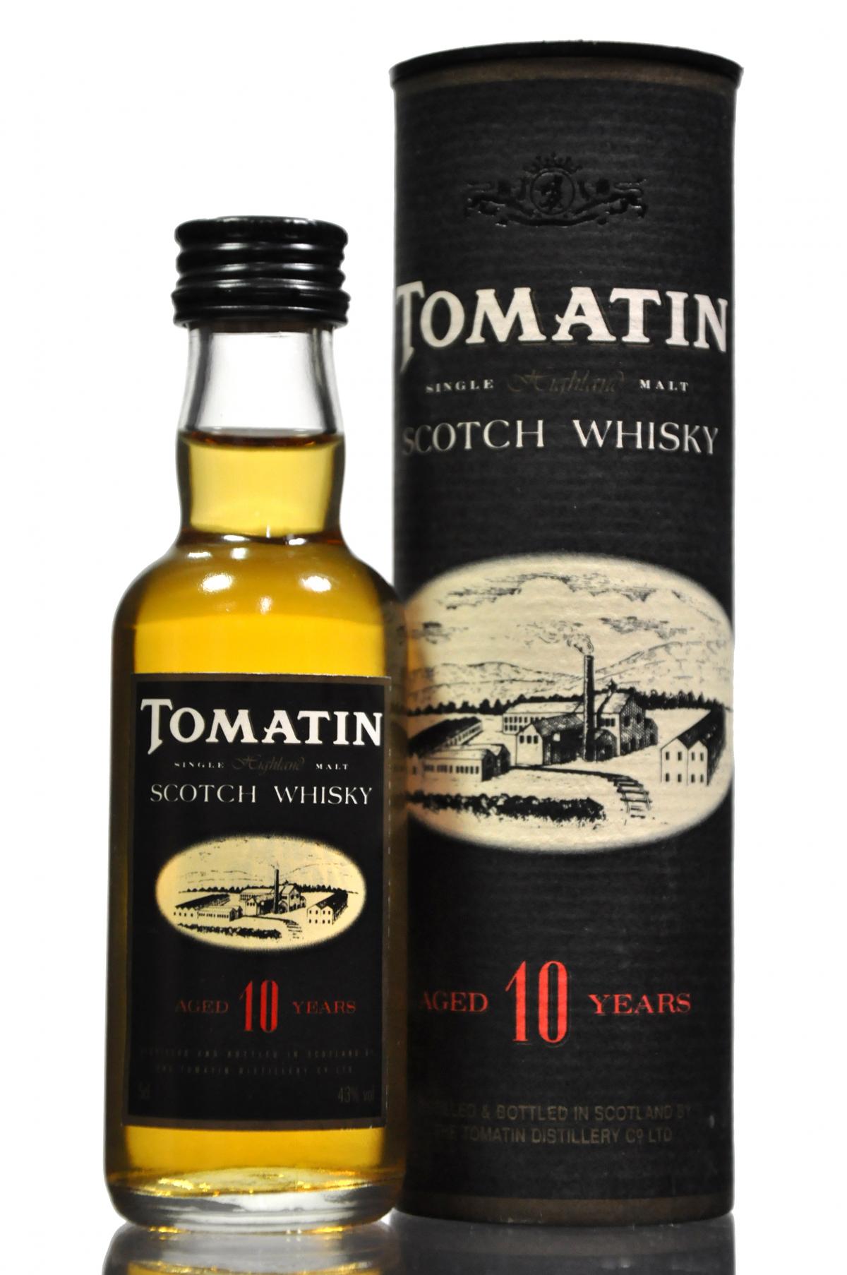Tomatin 10 Year Old Miniature