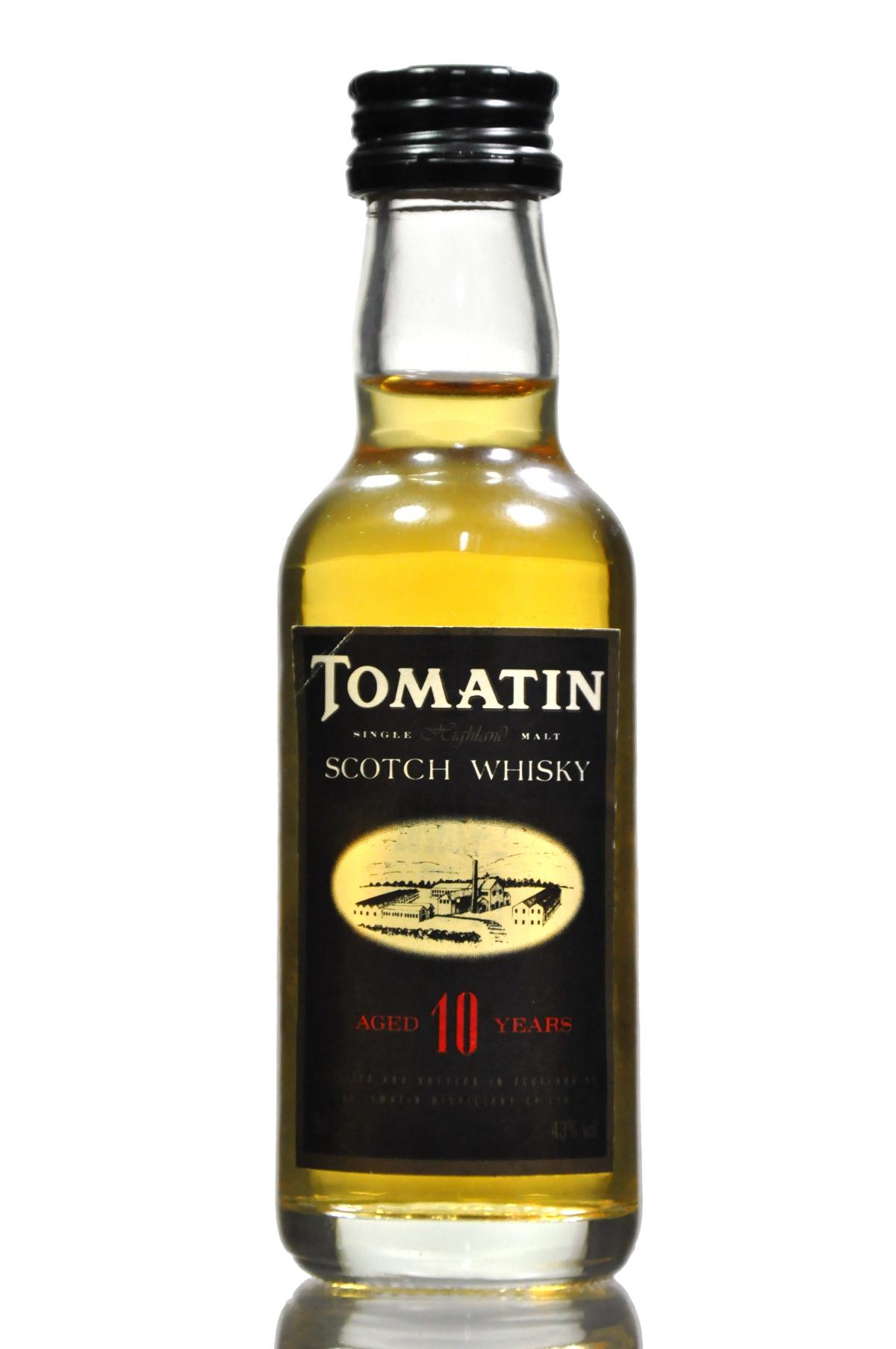 Tomatin 10 Year Old Miniature