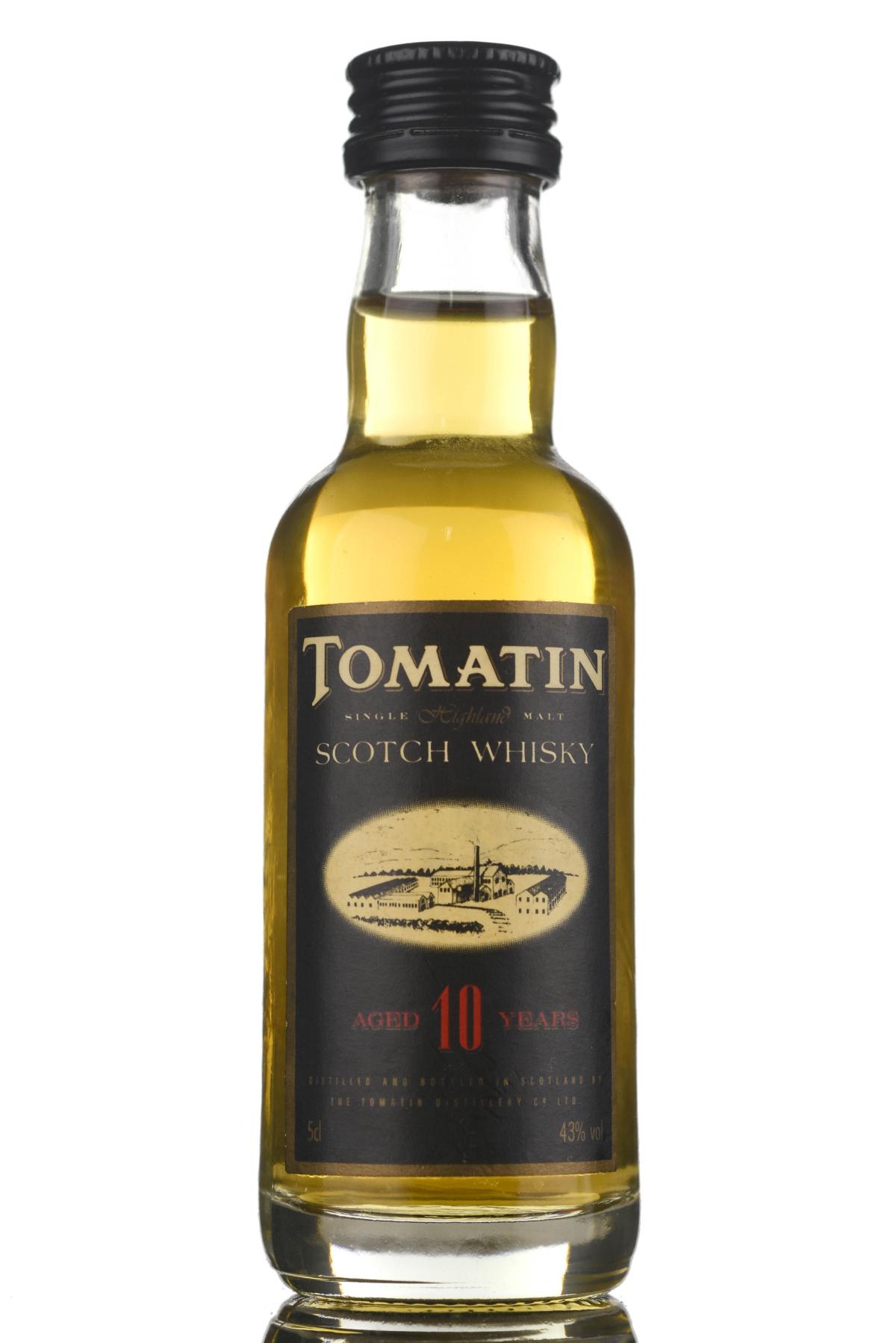 Tomatin 10 Year Old Miniature