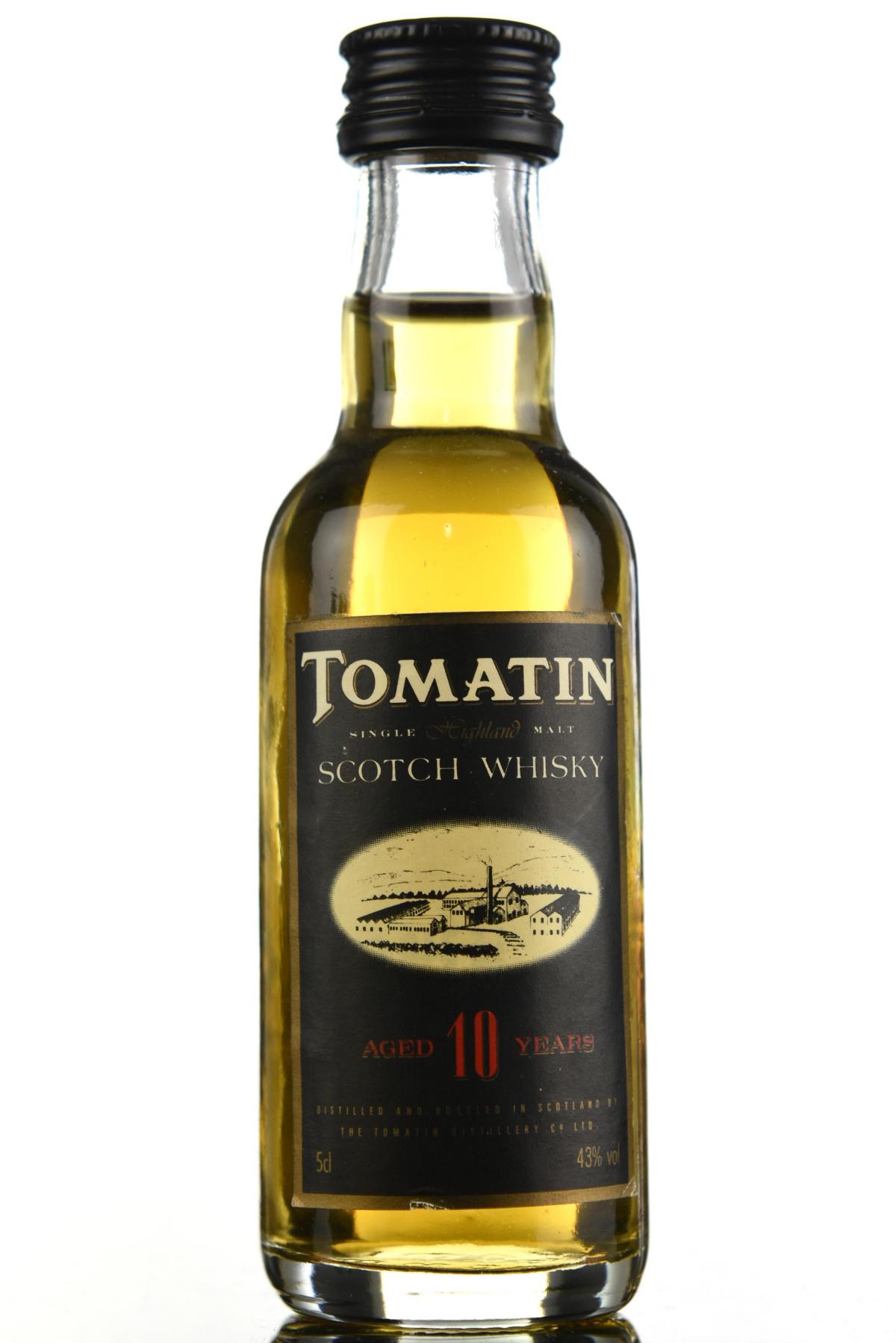 Tomatin 10 Year Old Miniature