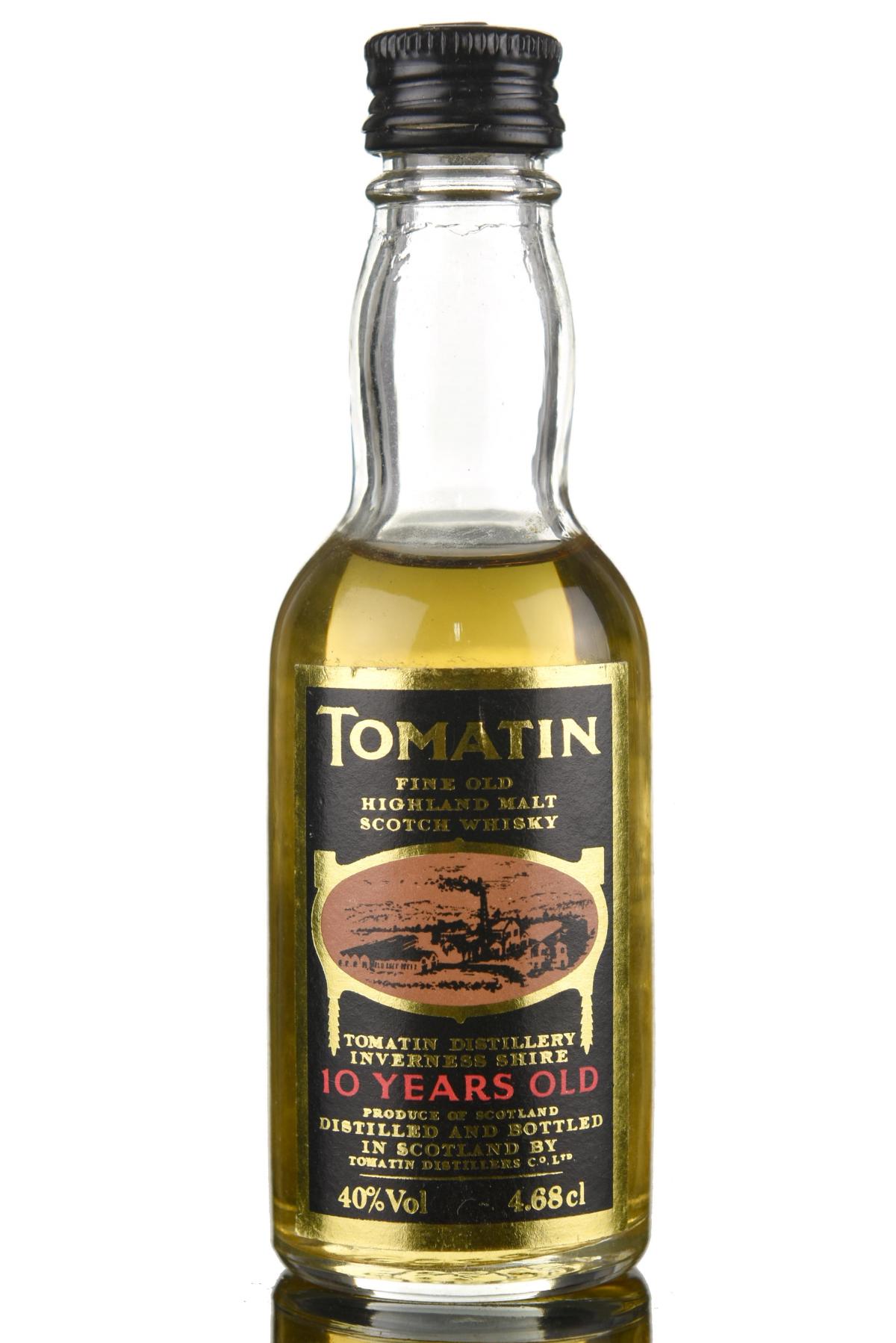 Tomatin 10 Year Old Miniature