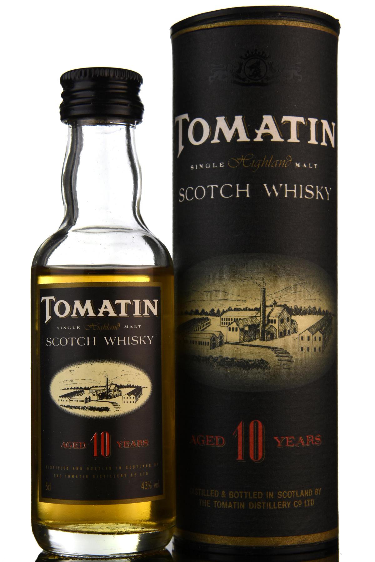 Tomatin 10 Year Old Miniature