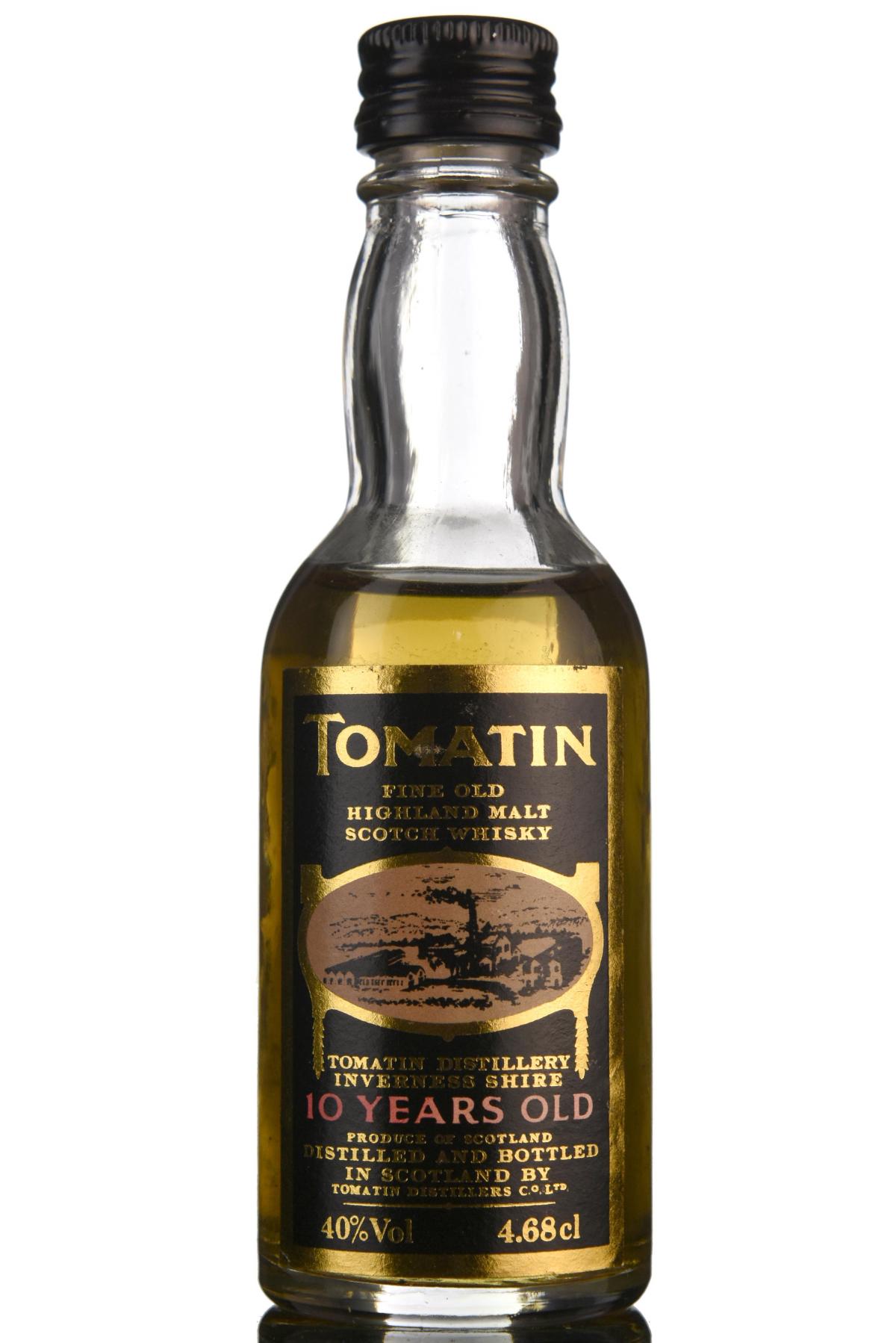 Tomatin 10 Year Old Miniature