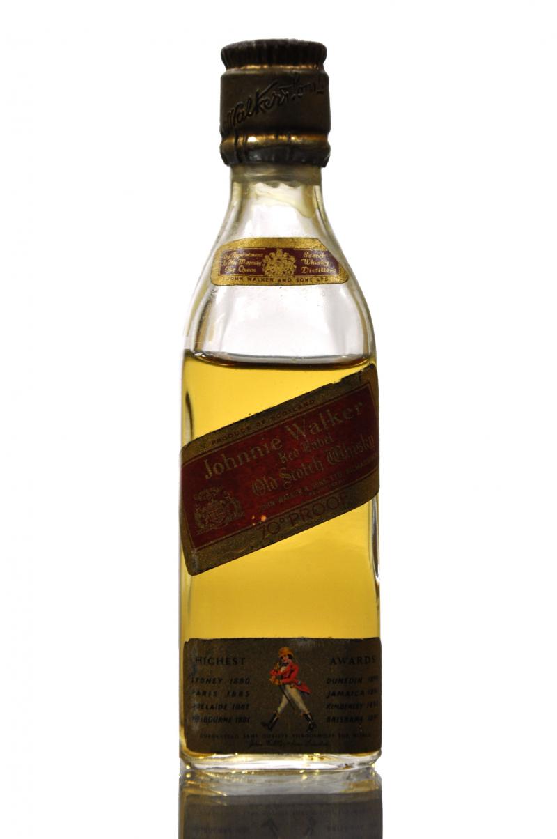 Johnnie Walker Red Label - 70 Proof Miniature
