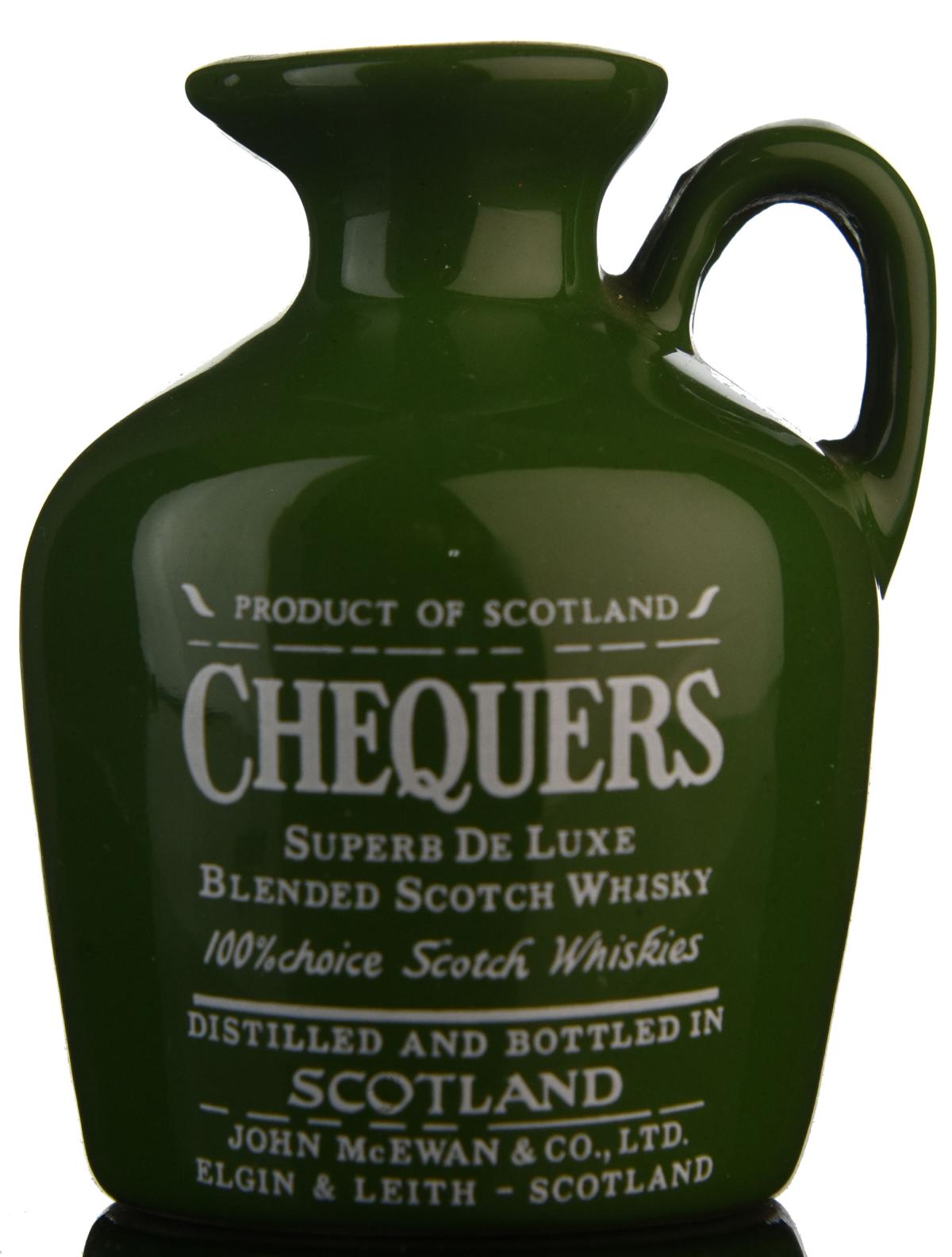 Chequers Ceramic Miniature