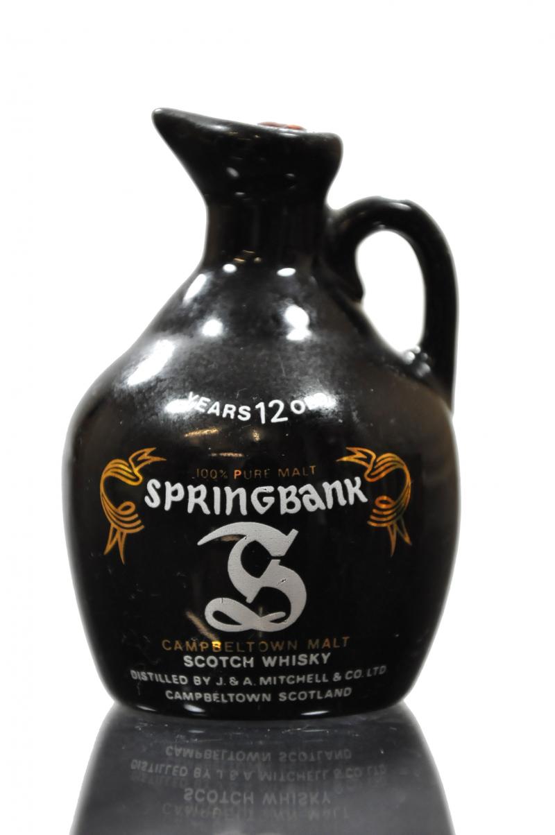 Springbank 12 Year Old Ceramic Miniature