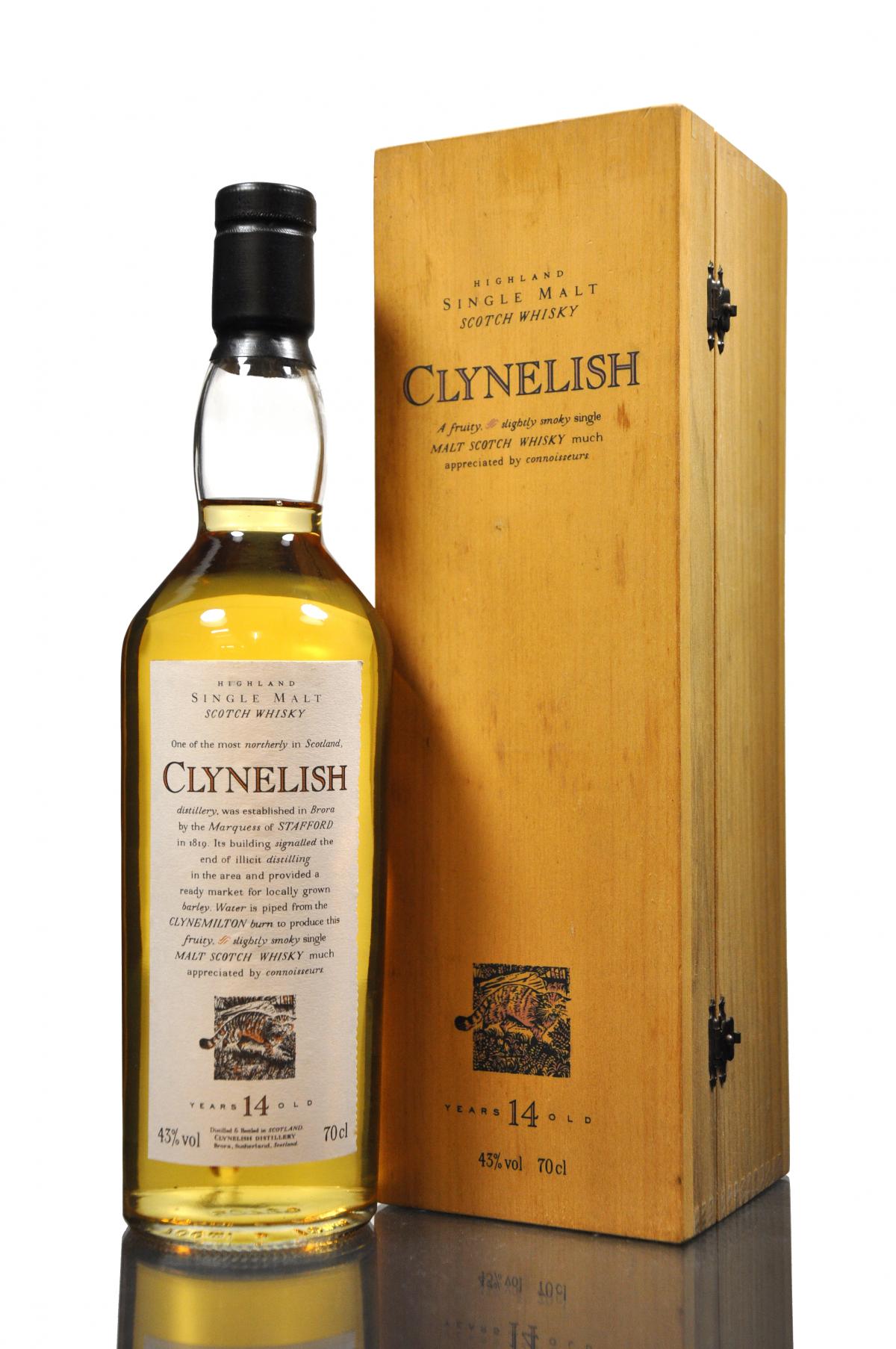 Clynelish 14 Year Old - Flora & Fauna - Wooden Box