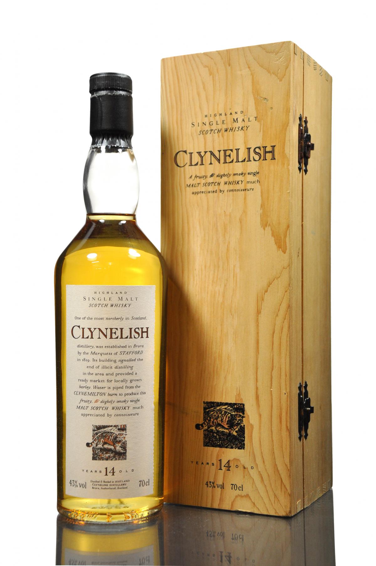 Clynelish 14 Year Old - Flora & Fauna - Wooden Box