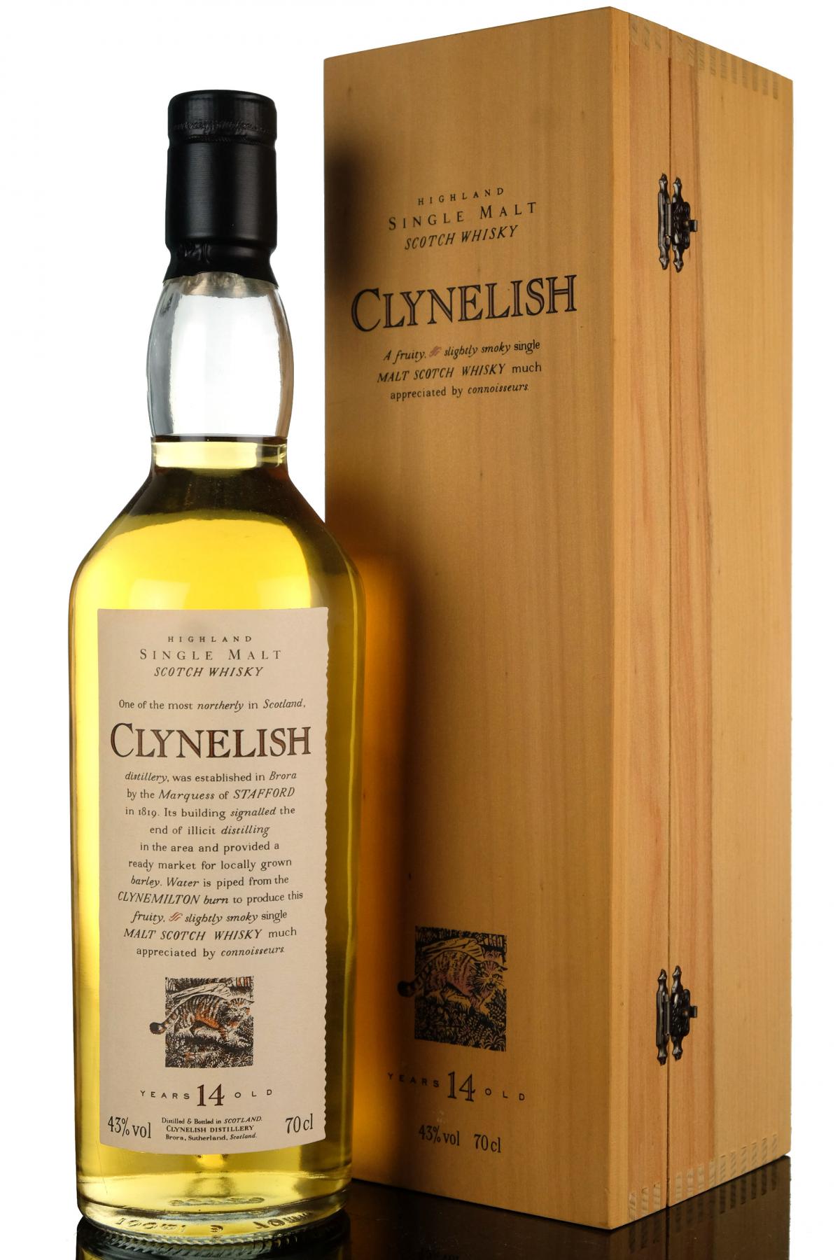 Clynelish 14 Year Old - Flora & Fauna - Wooden Box