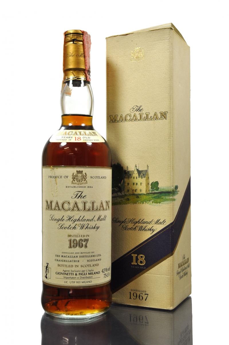 Macallan 1967-1986 - 18 Year Old - Sherry Cask