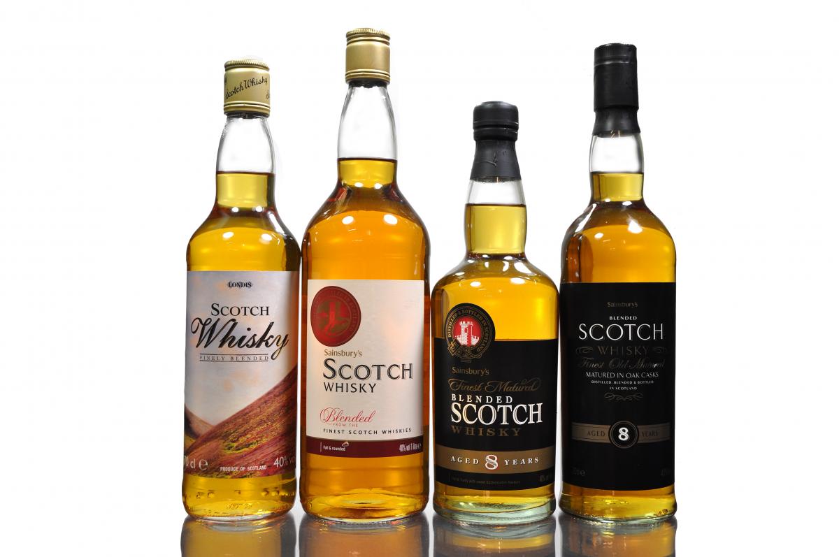 4 x Blended Whiskies