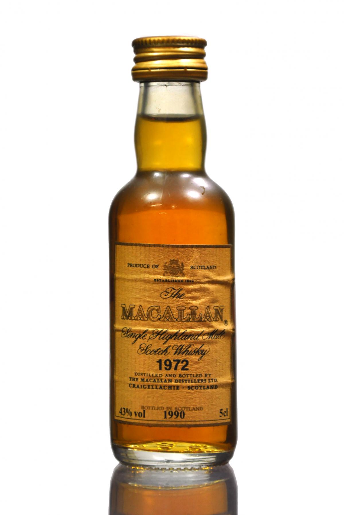 Macallan 1972-1990 Miniature