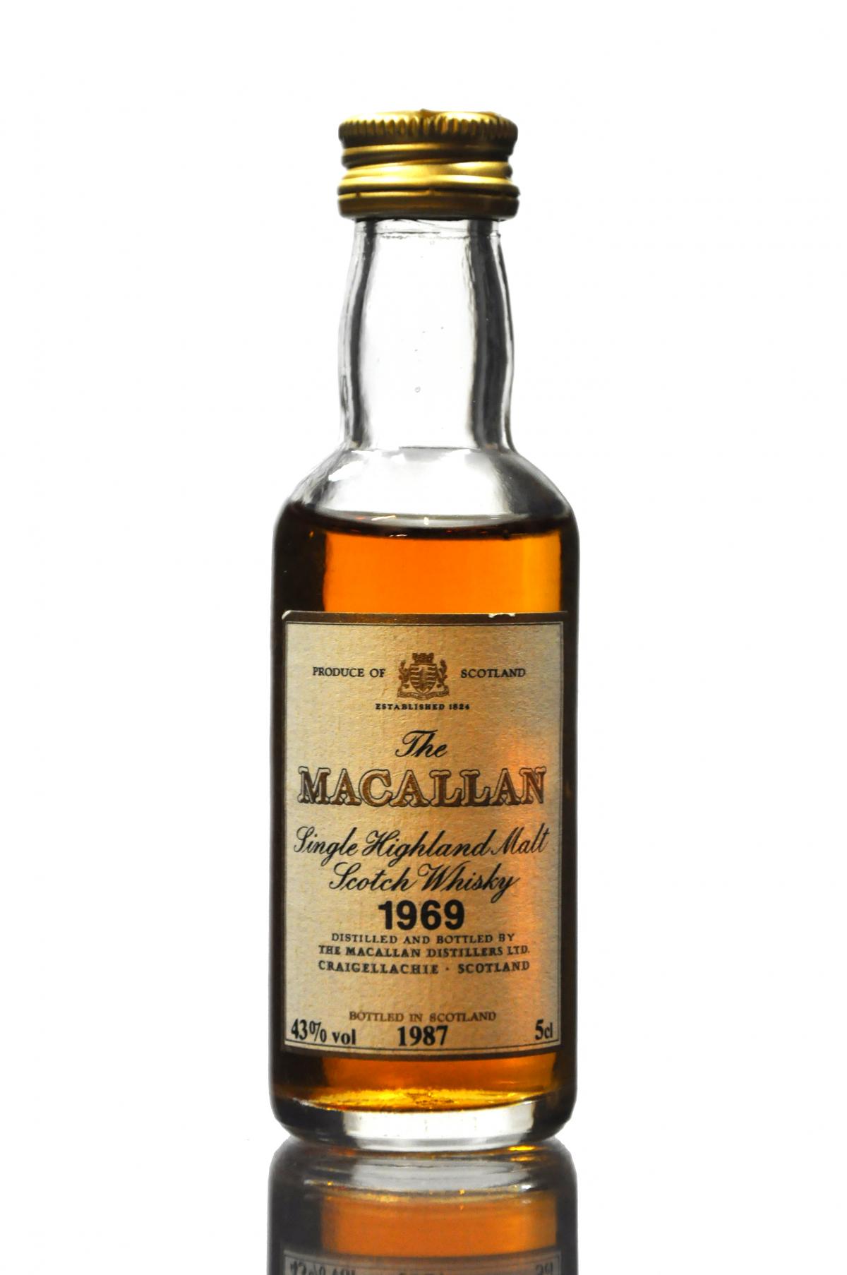 Macallan 1969-1987 Miniature