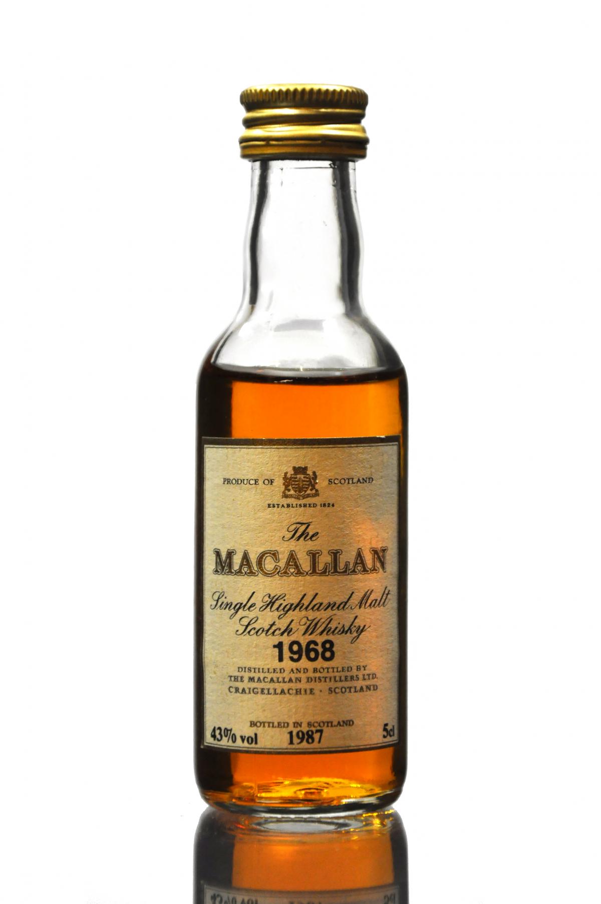 Macallan 1968-1987 Miniature