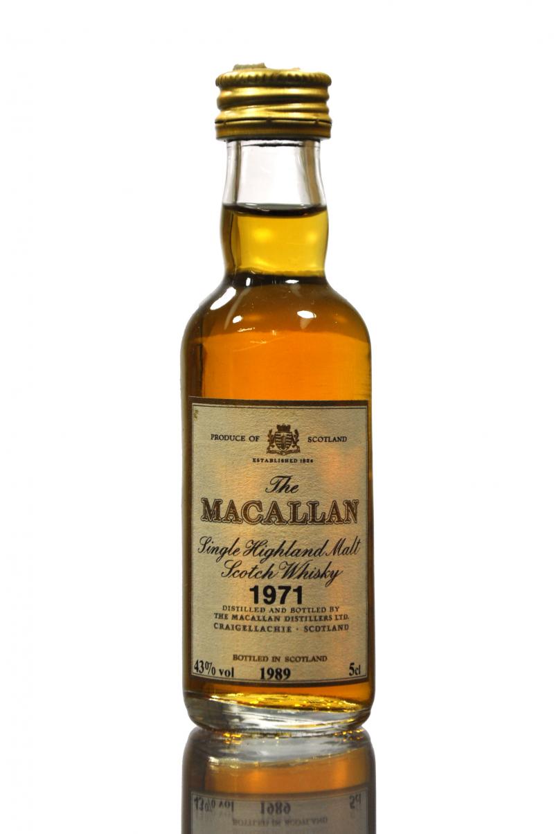 Macallan 1971-1989 Miniature