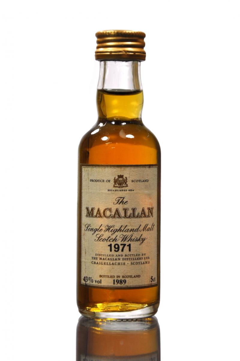 Macallan 1971-1989 Miniature