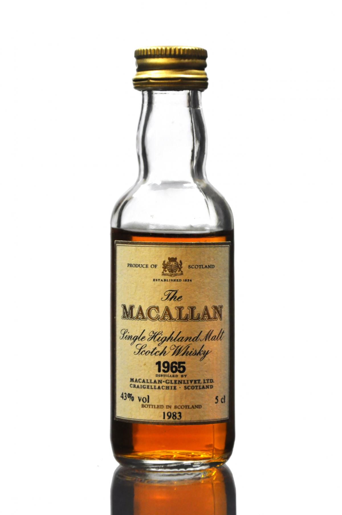 Macallan 1965-1983 Miniature