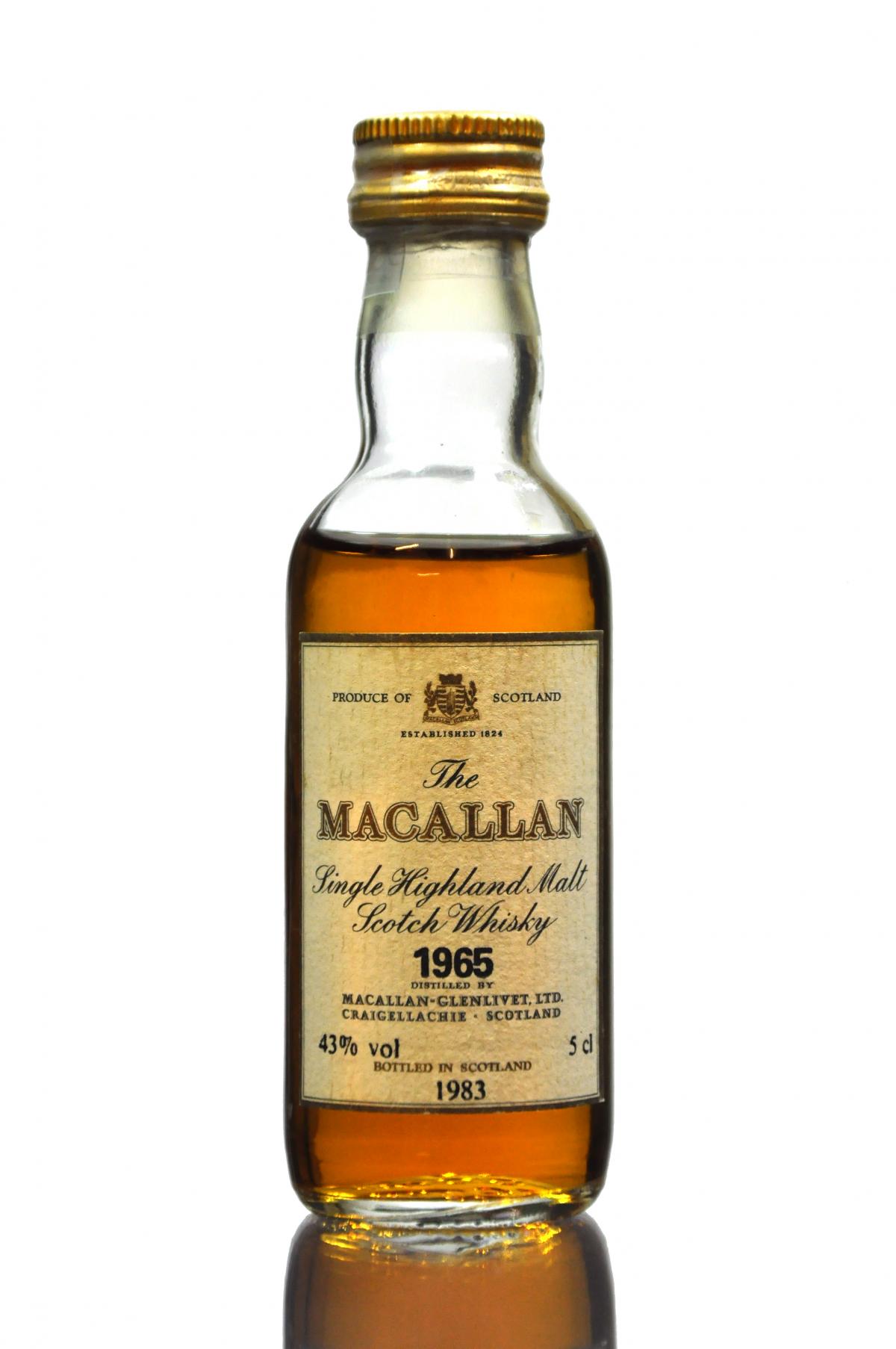 Macallan 1965-1983 Miniature