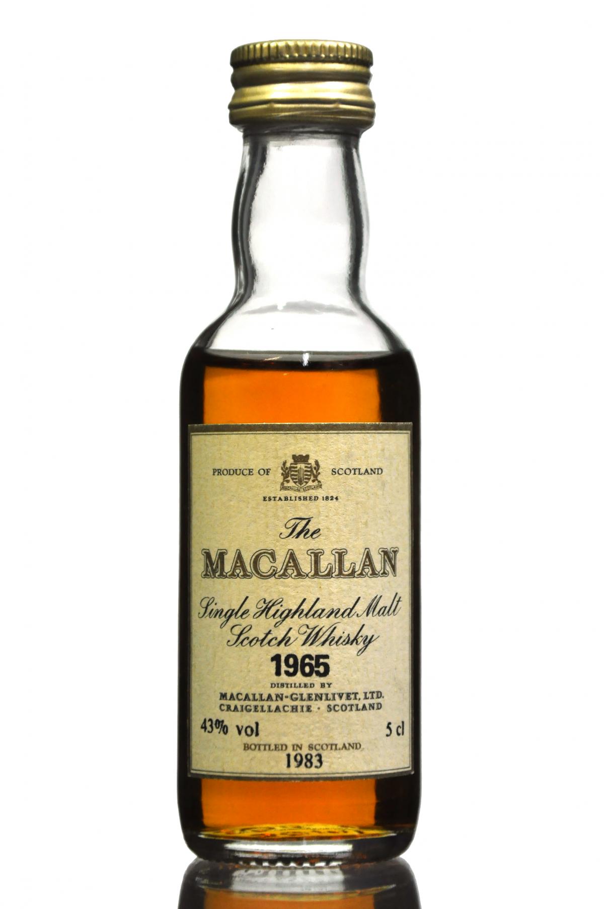 Macallan 1965-1983 Miniature