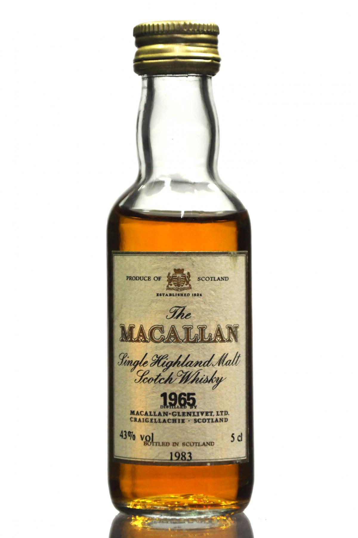 Macallan 1965-1983 Miniature