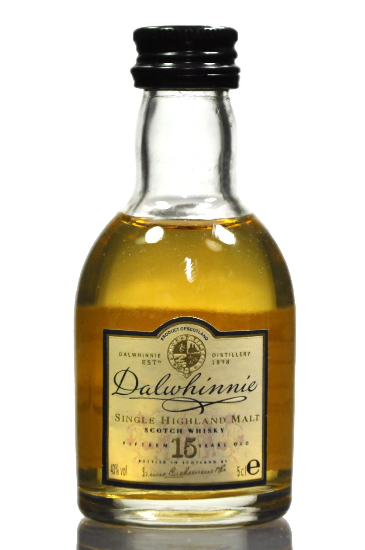 Dalwhinnie 15 Year Old Miniature