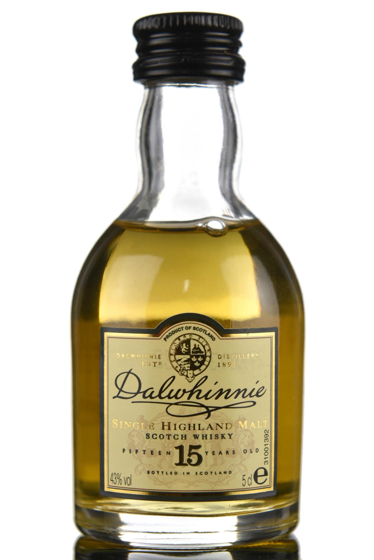 Dalwhinnie 15 Year Old Miniature