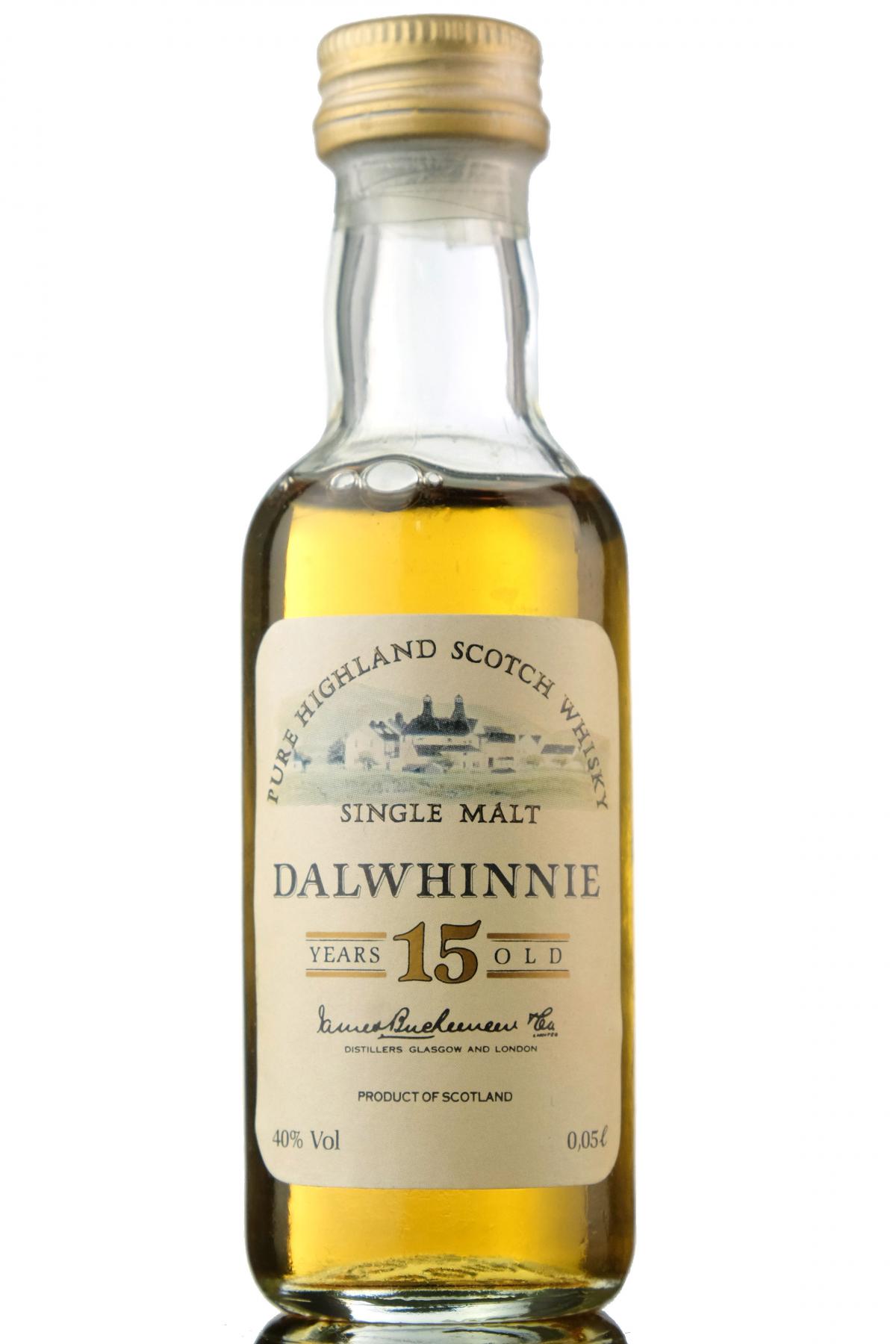 Dalwhinnie 15 Year Old Miniature