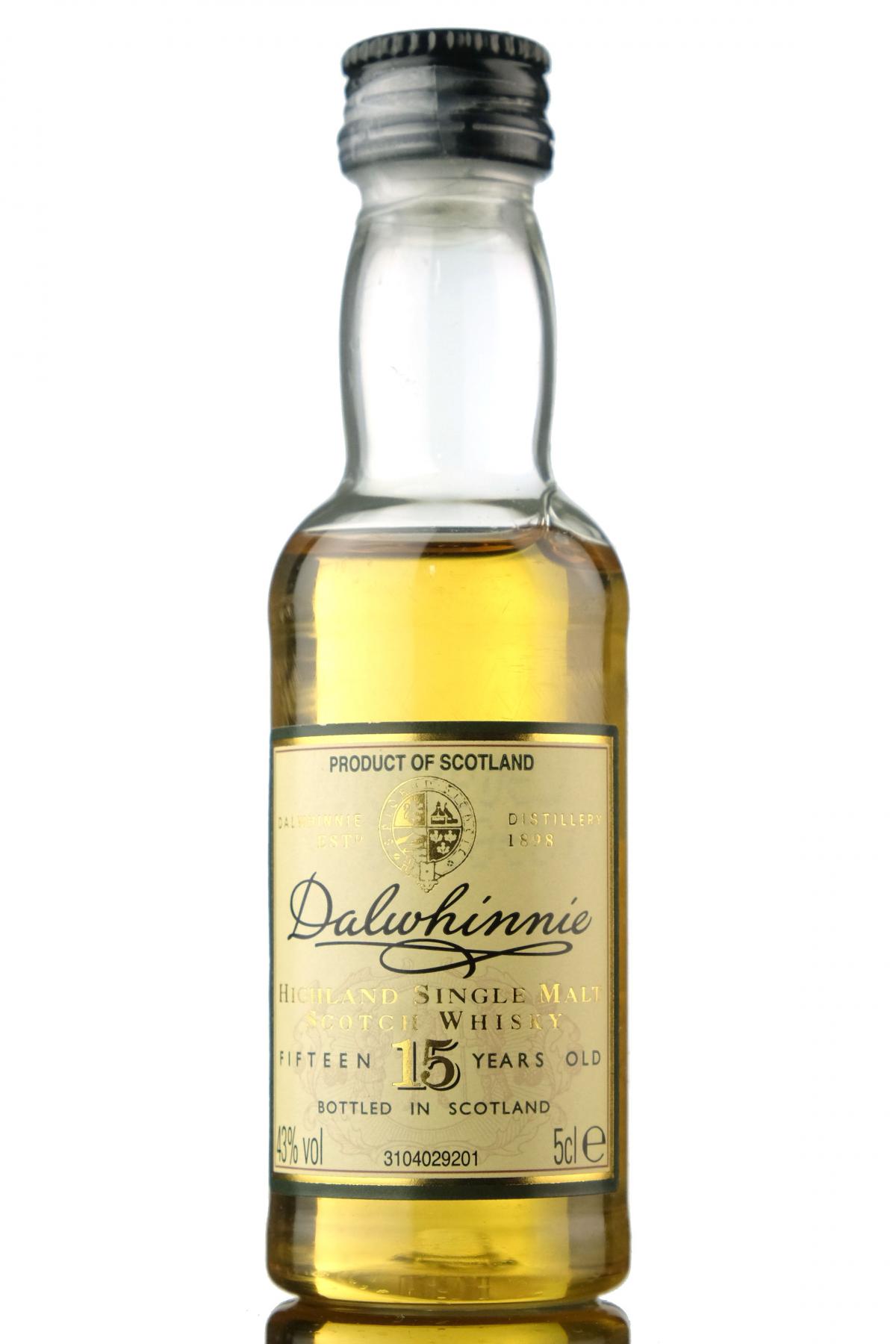 Dalwhinnie 15 Year Old Miniature