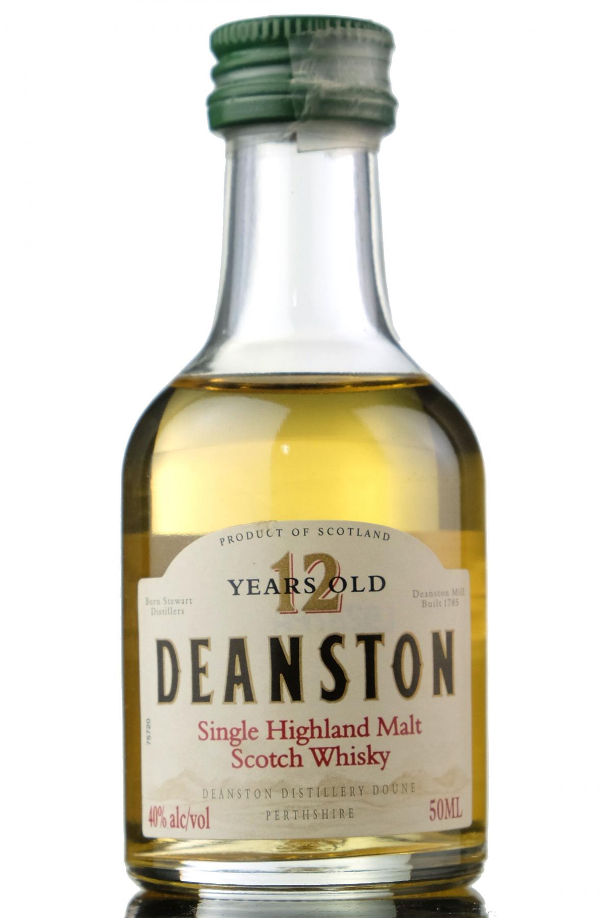 Deanston 12 Year Old Miniature