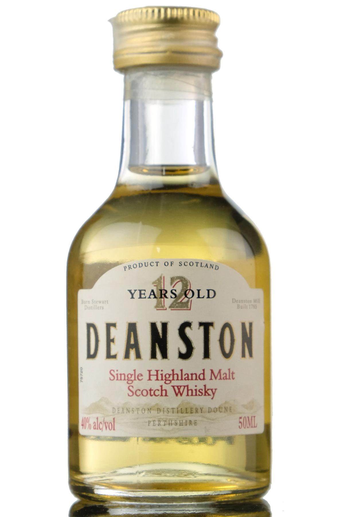 Deanston 12 Year Old Miniature