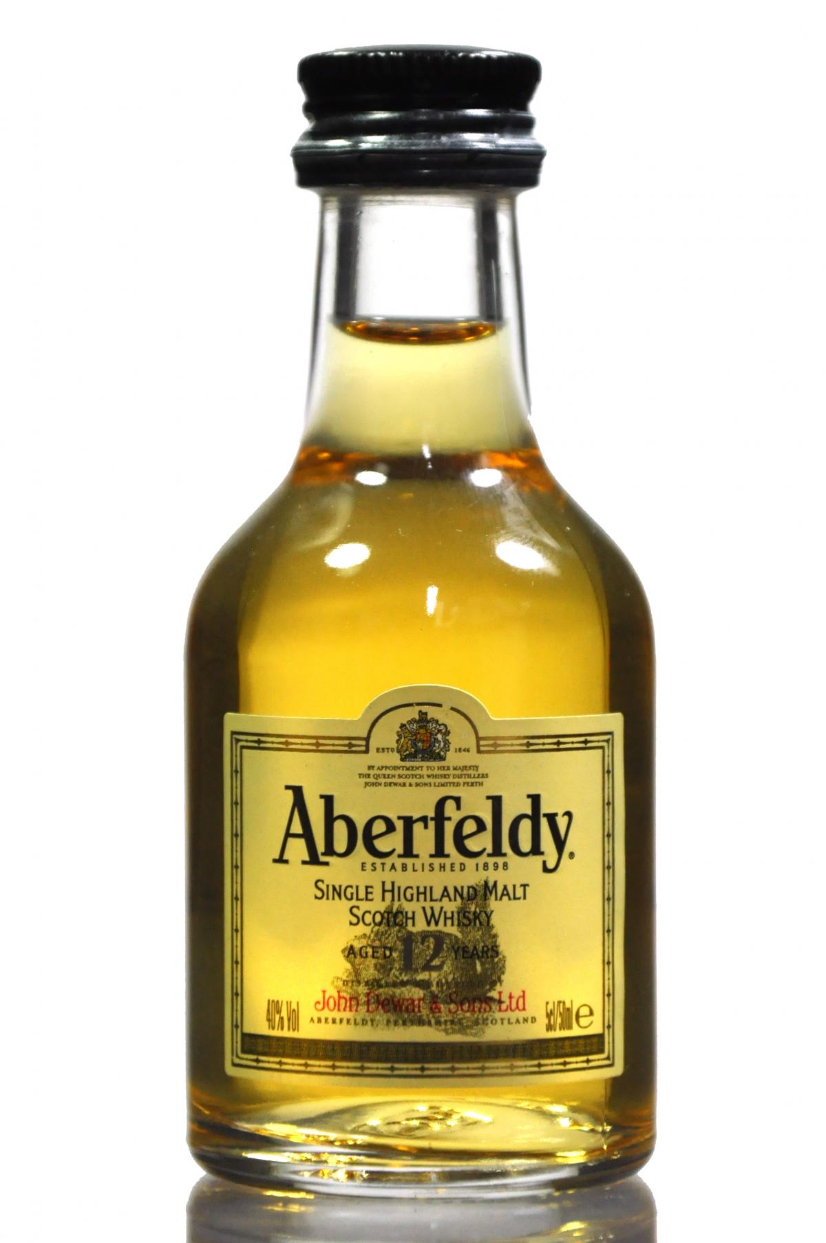 Aberfeldy 12 Year Old Miniature