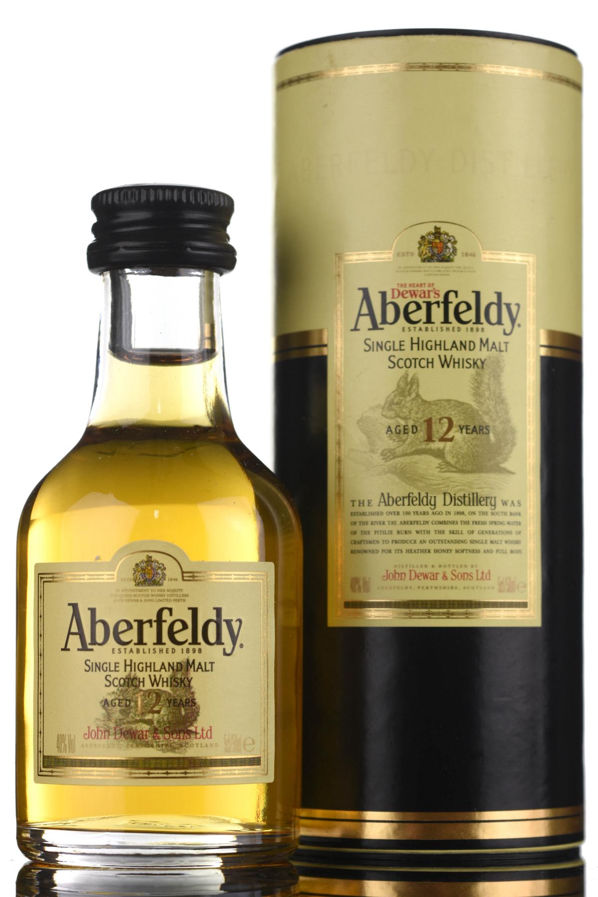 Aberfeldy 12 Year Old Miniature