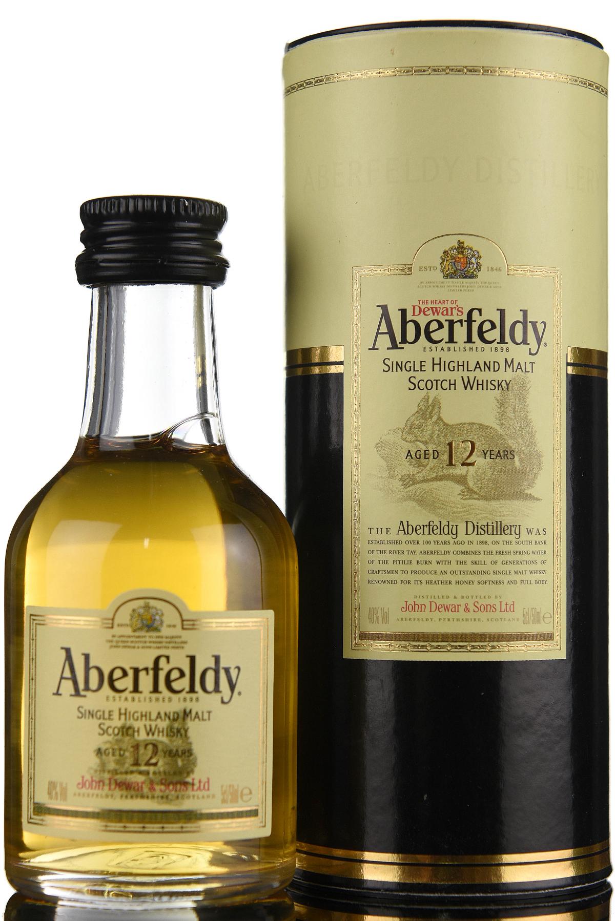 Aberfeldy 12 Year Old Miniature