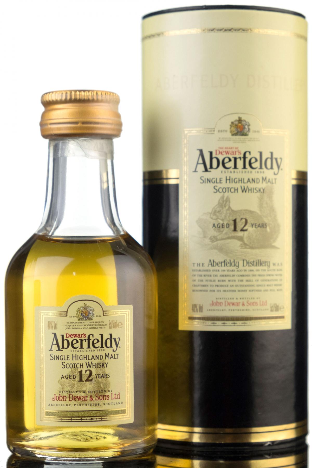 Aberfeldy 12 Year Old Miniature