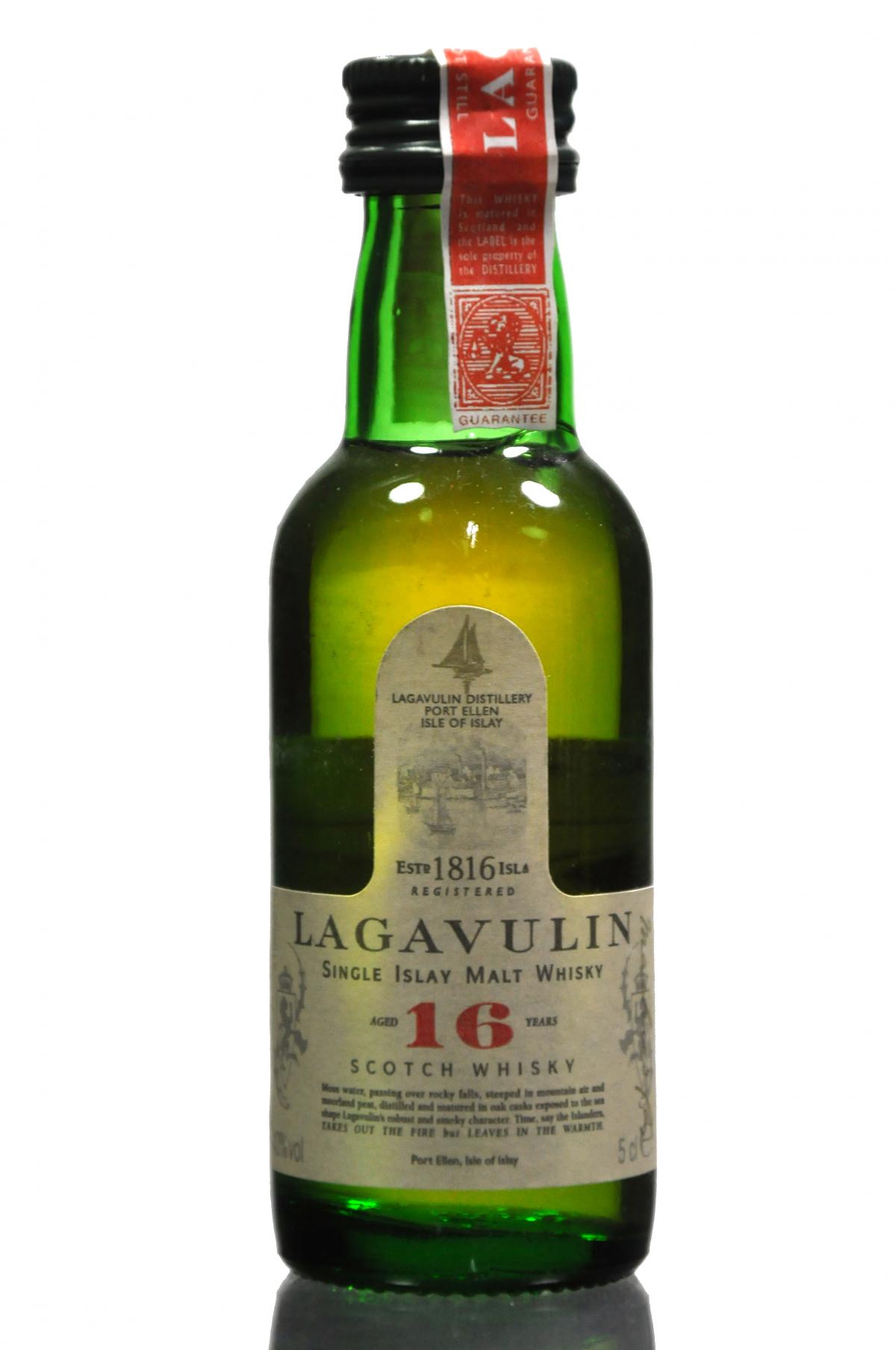 Lagavulin 16 Year Old - White Horse Miniature