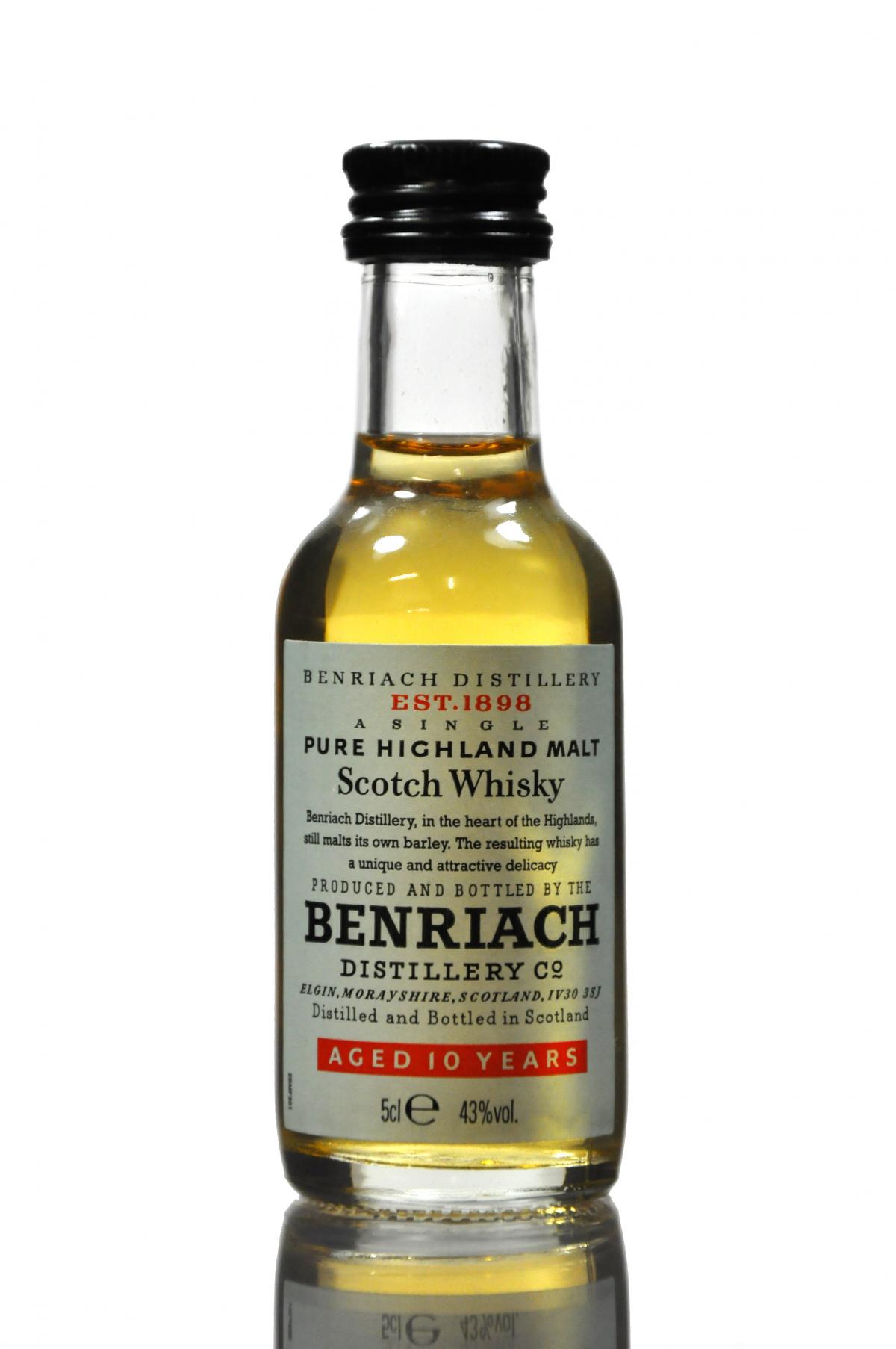 Benriach 10 Year Old Miniature