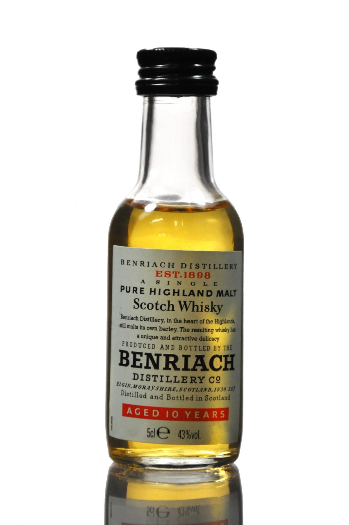 Benriach 10 Year Old Miniature