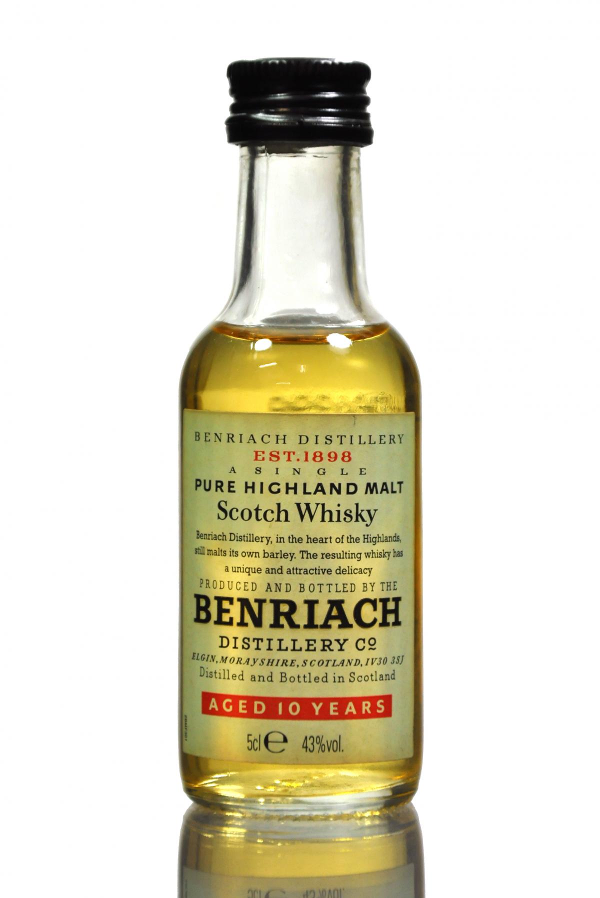 Benriach 10 Year Old Miniature