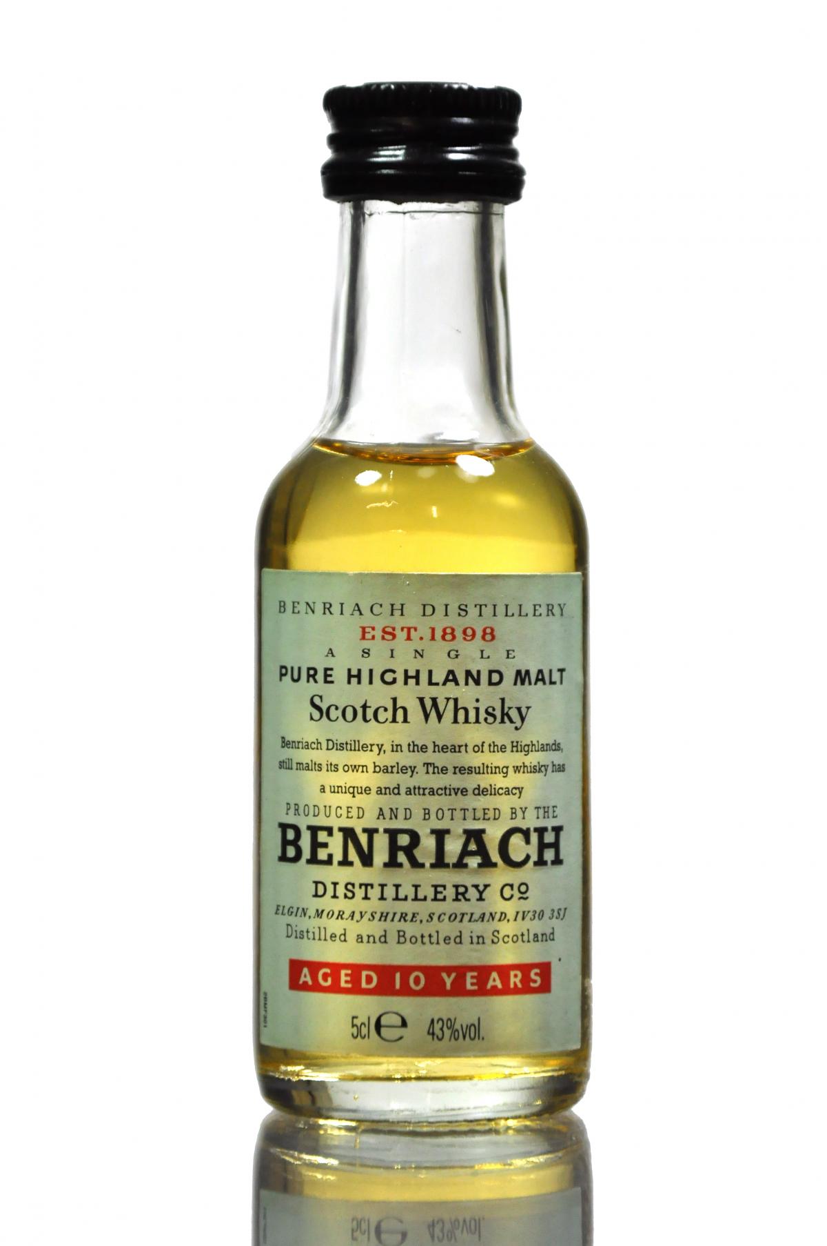 Benriach 10 Year Old Miniature