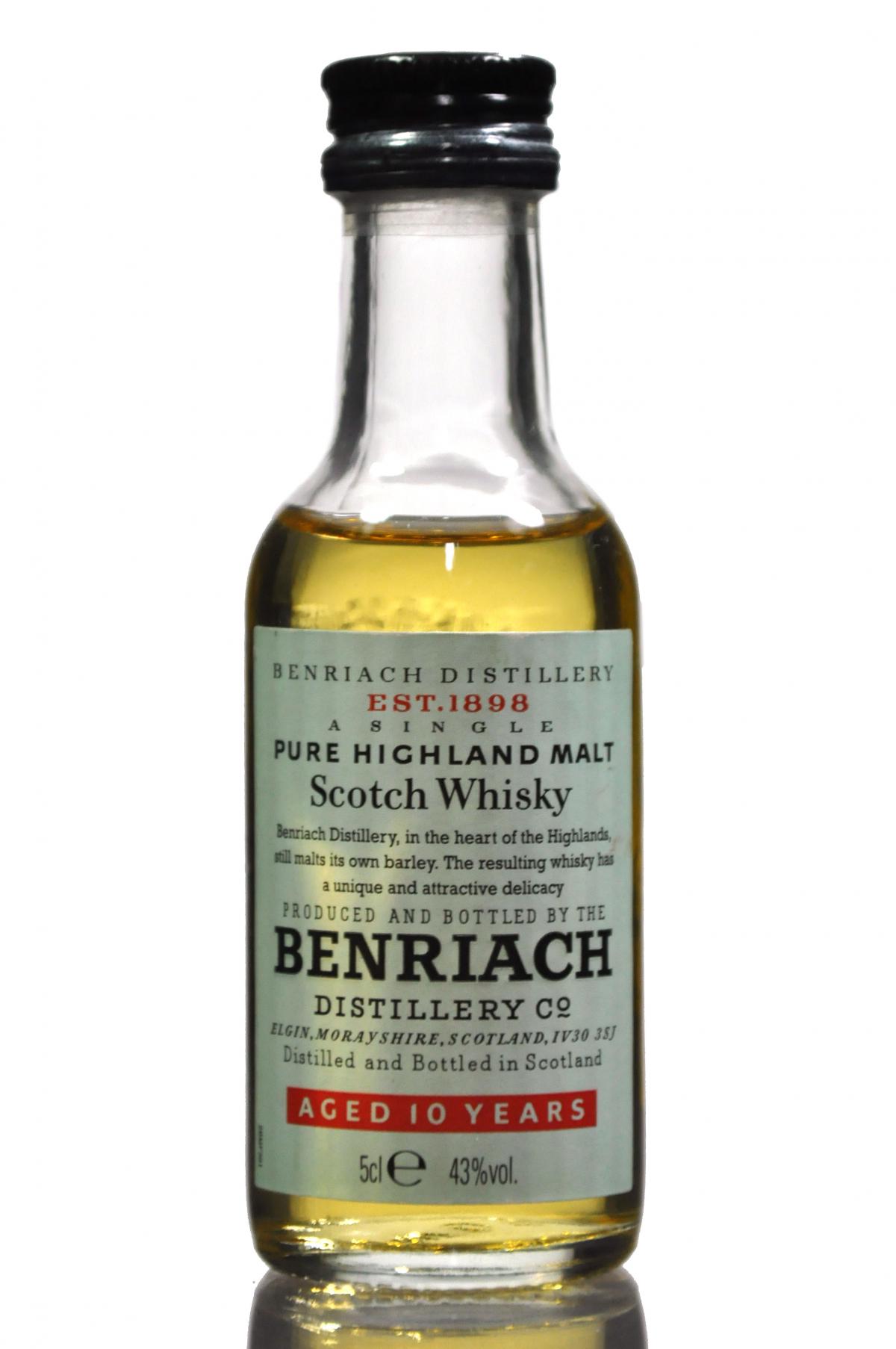 Benriach 10 Year Old Miniature