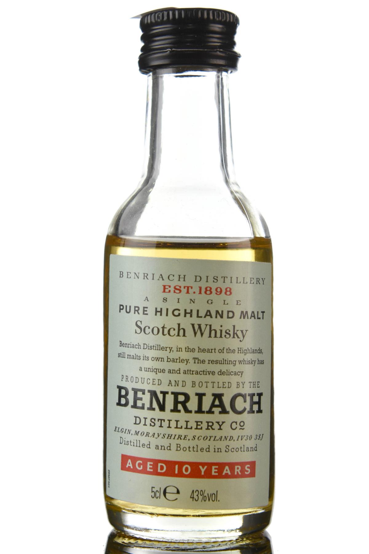 Benriach 10 Year Old Miniature