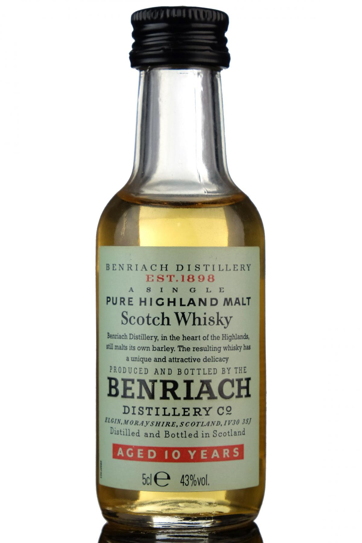 Benriach 10 Year Old Miniature