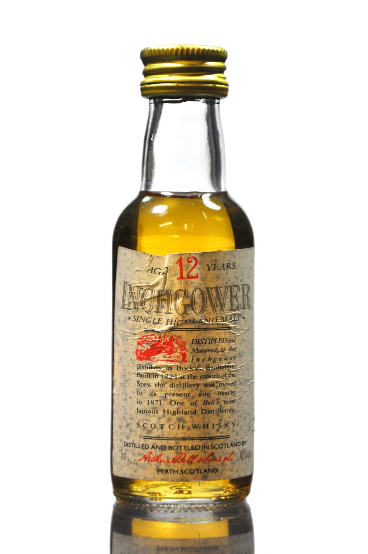 Inchgower 12 Year Old Miniature